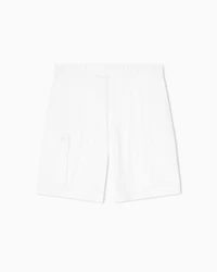 Twill cargo Bermuda shorts