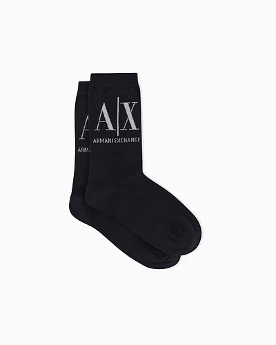 Short socks with logo