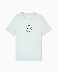 Regular fit T-shirt with round logo