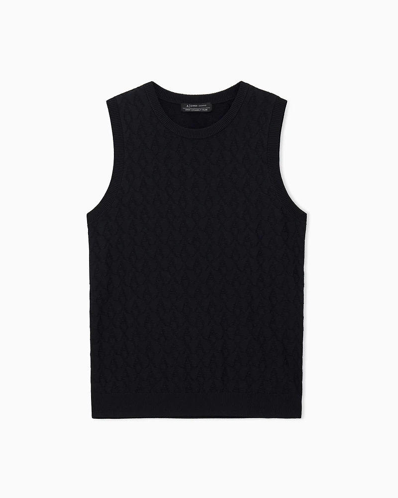 Top with allover logo