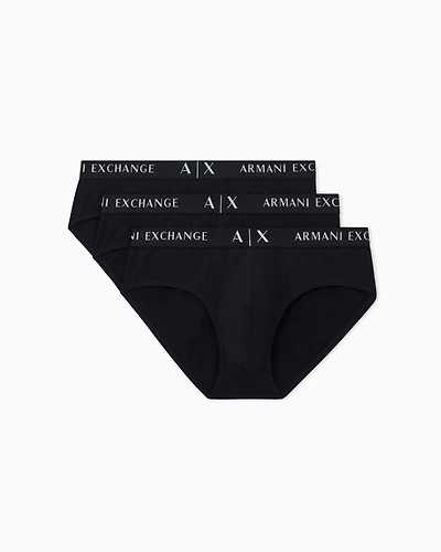 Pack of 3 stretch cotton briefs