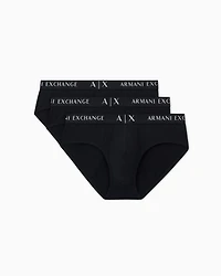 Pack of 3 stretch cotton briefs