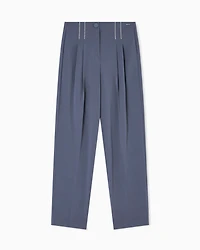 Pants with pleats