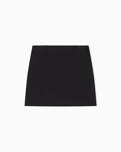Flared mini skirt