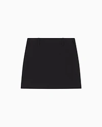 Flared mini skirt