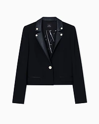 Short jacket with metal details