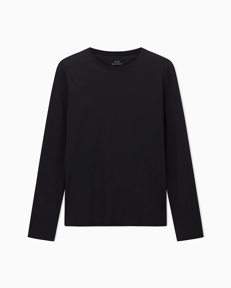 Pima Cotton Long Sleeve T-Shirt