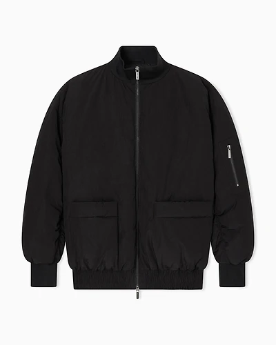 Recycled nylon bomber jacket