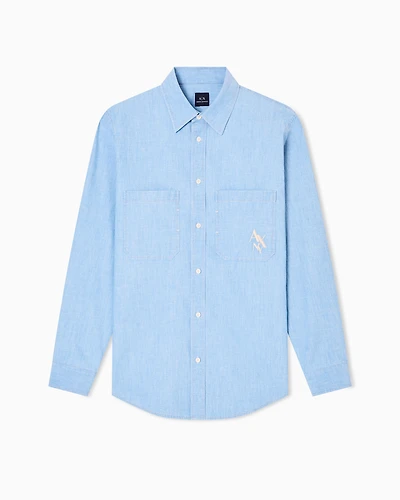 Regular fit chambray shirt