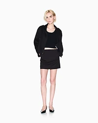 Fabric biker jacket