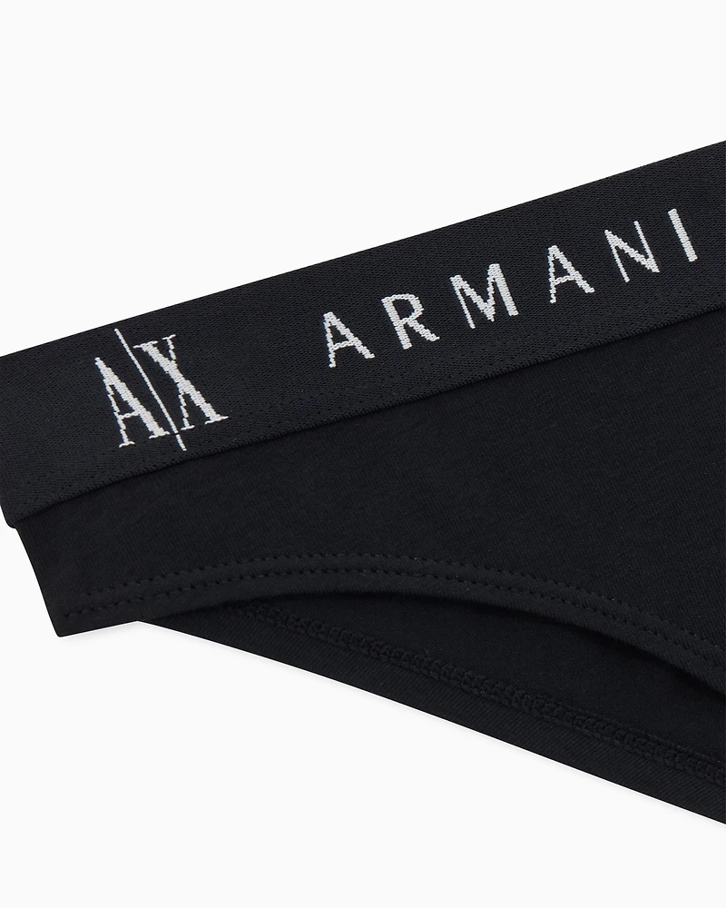 Stretch cotton briefs