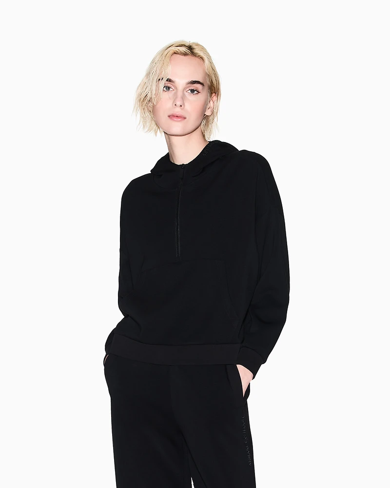 Half zip hoodie