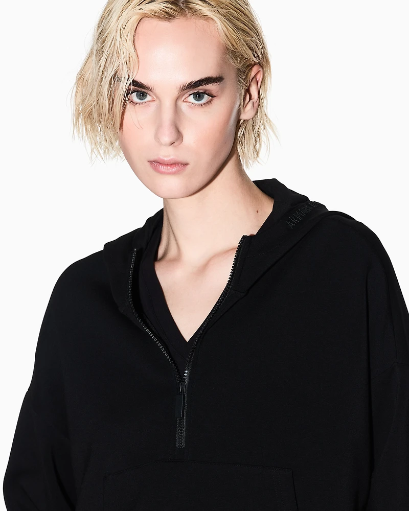 Half zip hoodie