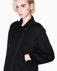 Fabric biker jacket