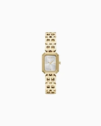  Two-Hand Gold-Tone Stainless Steel Watch