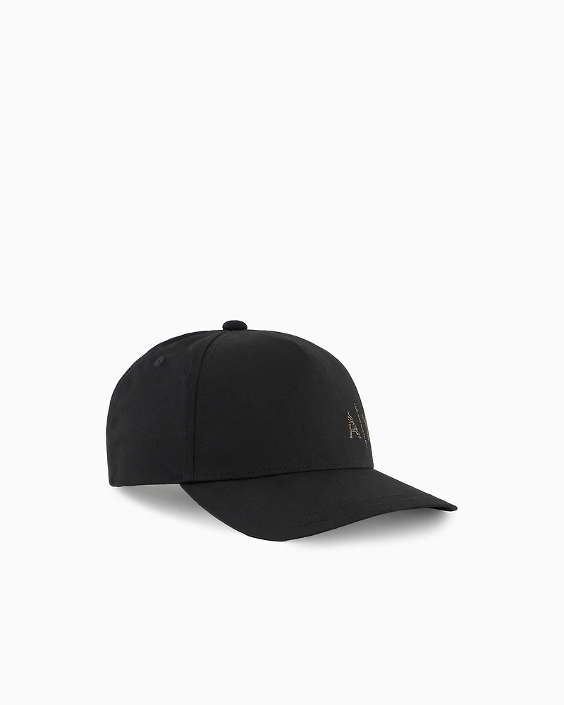 Cotton visor hat with logo