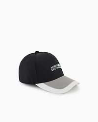 Color block hat with logo