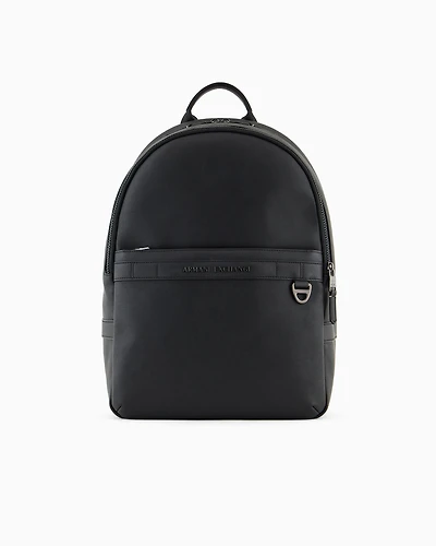 Backpack with external pocket with small hook