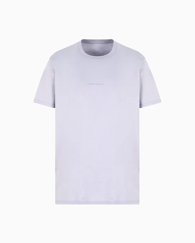 Regular fit mercerised cotton T-shirt