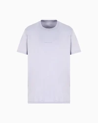 Regular fit mercerised cotton T-shirt