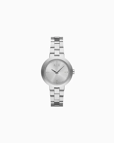  Three-Hand Stainless Steel Watch