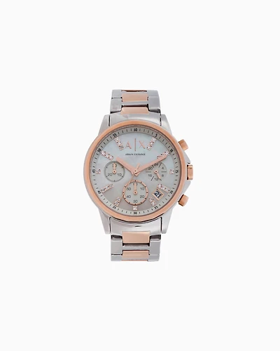 Armani Exchange - Watch with mother-of-pearl dial, Woman, Multicoloured, Size: TU