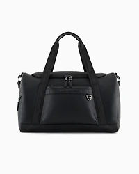Duffel bag in resistant coated material with two handles