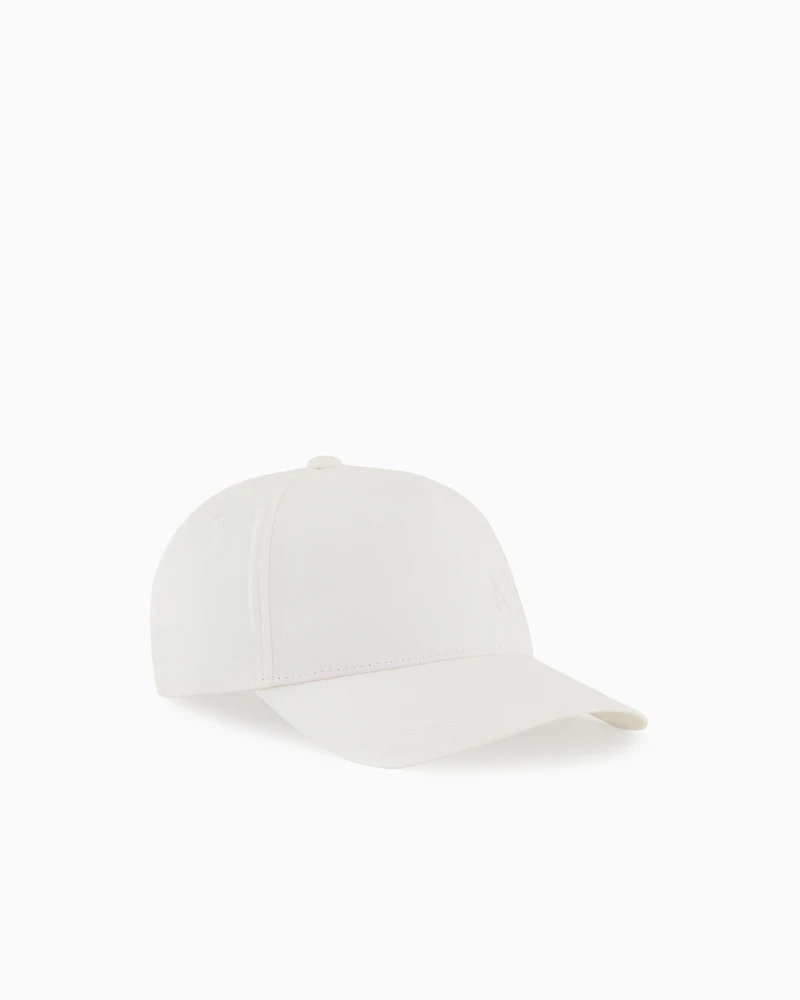 Cotton visor hat with logo