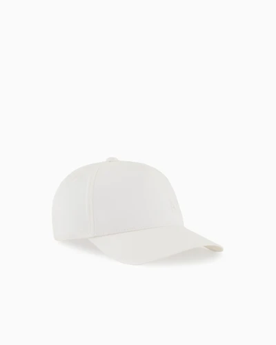 Cotton visor hat with logo