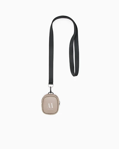 Headphone holder with strap