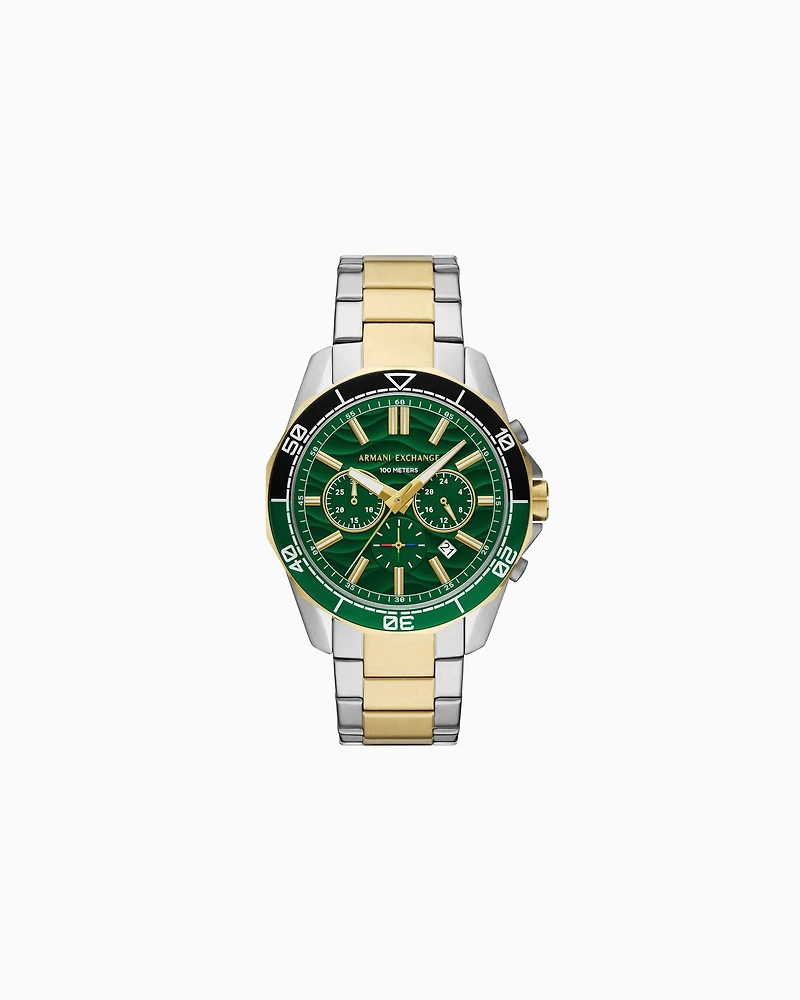Chronograph Two-Tone Stainless Steel Watch