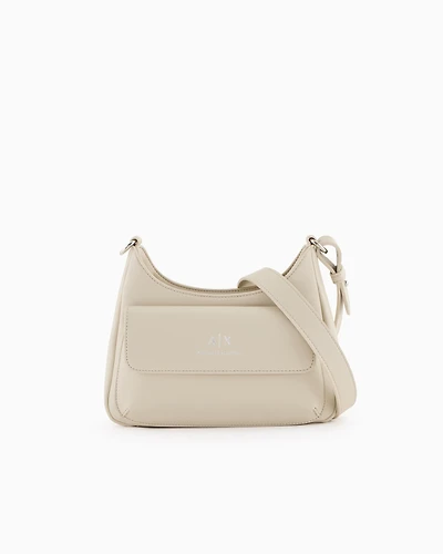 Shoulder bag with external pocket