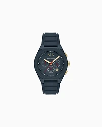  Chronograph Blue Silicone Watch
