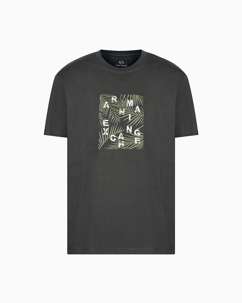 Regular fit ASV palm tree print t-shirt