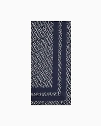  Allover logo patterned scarf