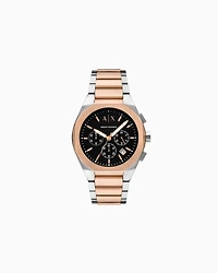  Three-Hand Two-Tone Stainless Steel Watch