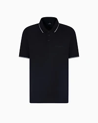 Regular fit mercerised cotton polo