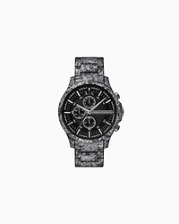 Armani Exchange Chronograph Gunmetal Stainless Steel Watch