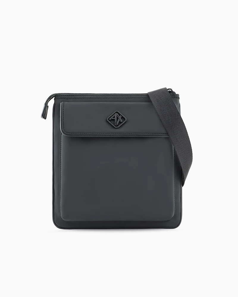 Shoulder bag with logo on the front