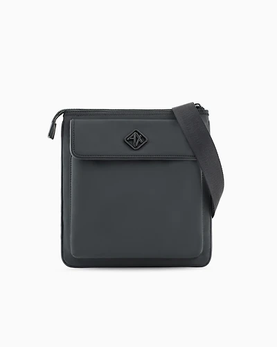 Shoulder bag with logo on the front