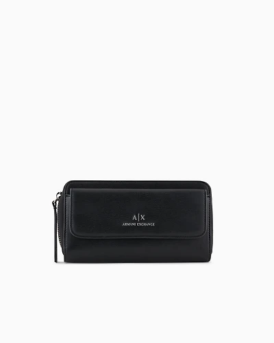 Wallet with external pocket