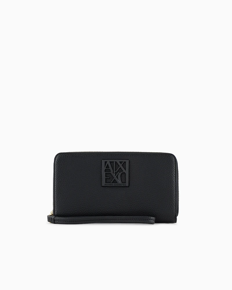 Horizontal wallet with ASV logo