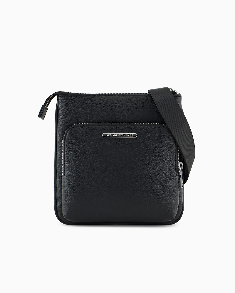 Flat shoulder bag