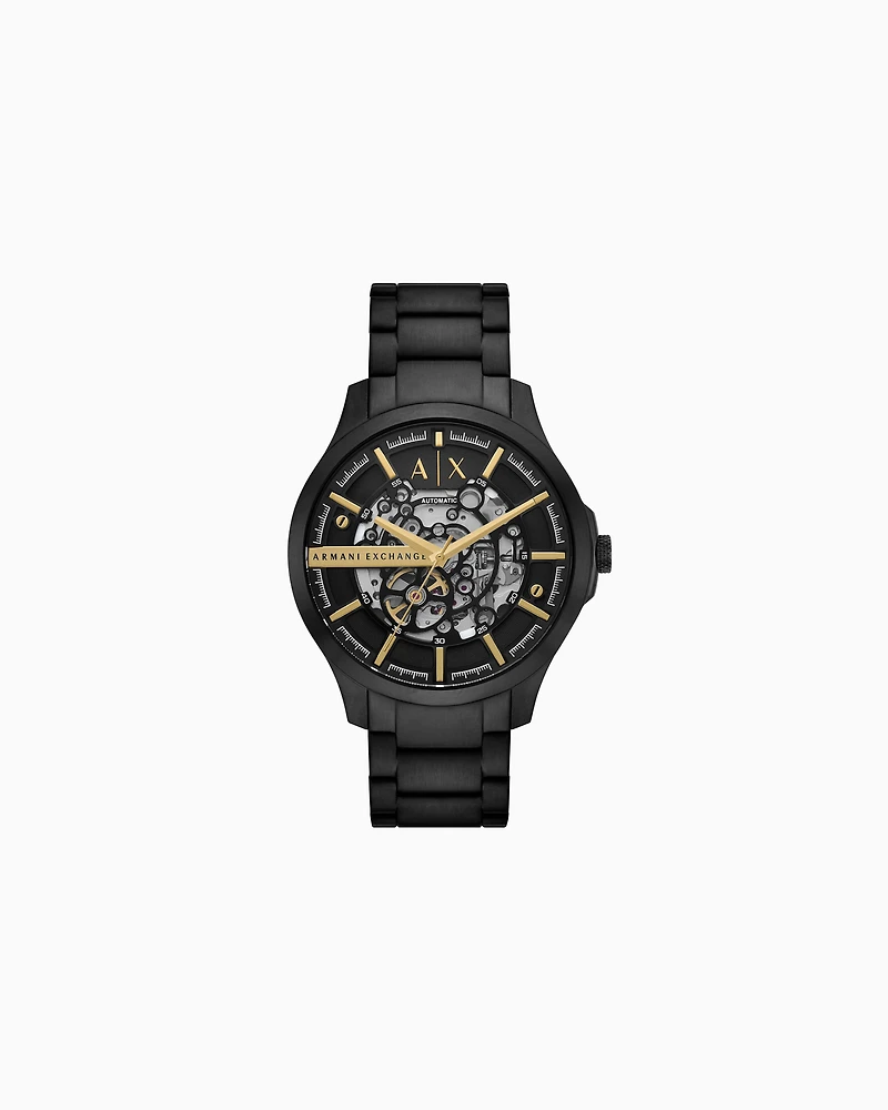 Automatic Black Stainless Steel Watch