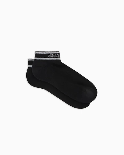 Short socks with logo