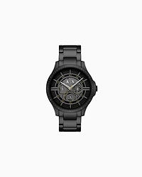Armani Exchange Multifunction Black Stainless Steel Watch