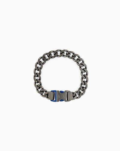  Gunmetal Stainless Steel Chain Bracelet