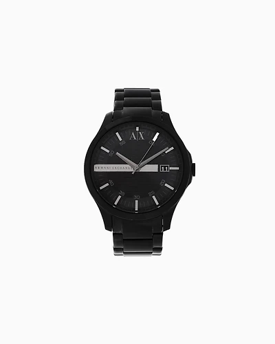 Armani Exchange - Three-hand watch with steel strap, Man, Multicoloured, Size: TU