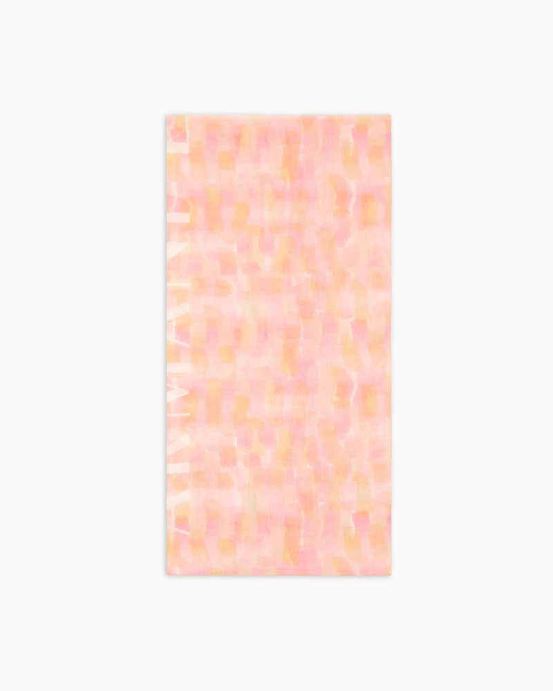 Patterned fabric scarf