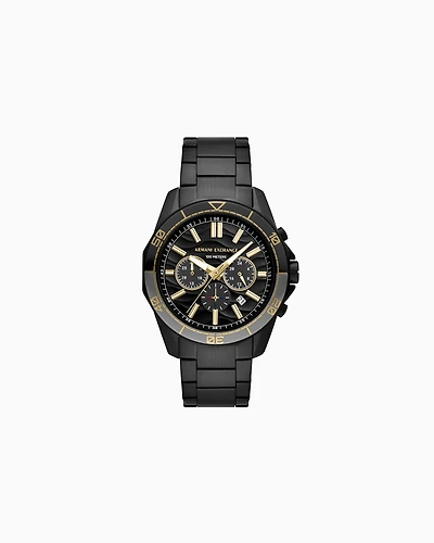Armani Exchange -  Multifunction Gunmetal Stainless Steel Watch, Man, Multicoloured, Size: TU